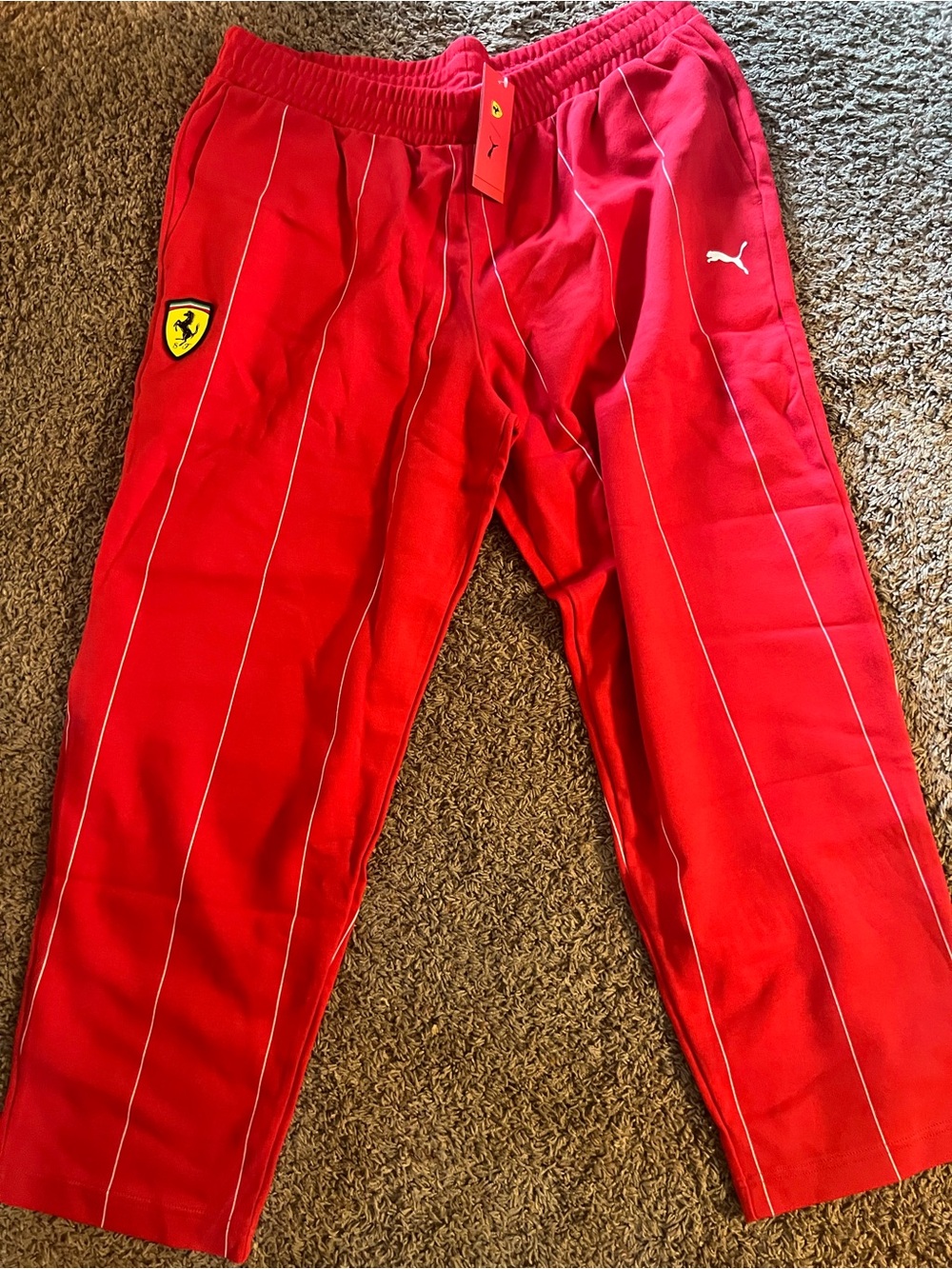 Mens Puma Ferrari Race Premium Pants (630210 02) Size M